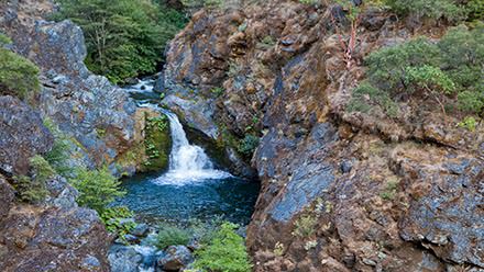 Rogue River Rafting Hidden Waterfall