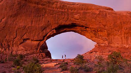Southwest Vacation Package Arches Window